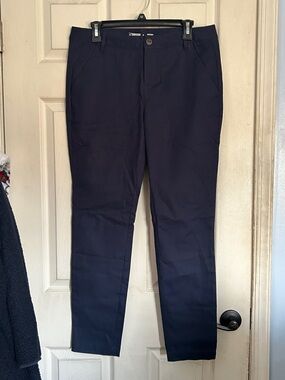 Old Navy ink blue uniform skinny leg pant size 8